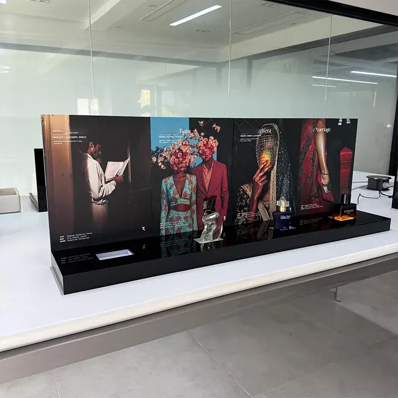 Thumbnail: Custom  Acrylic Display Stand Magnetic Display Rack for prefume makeup comestic