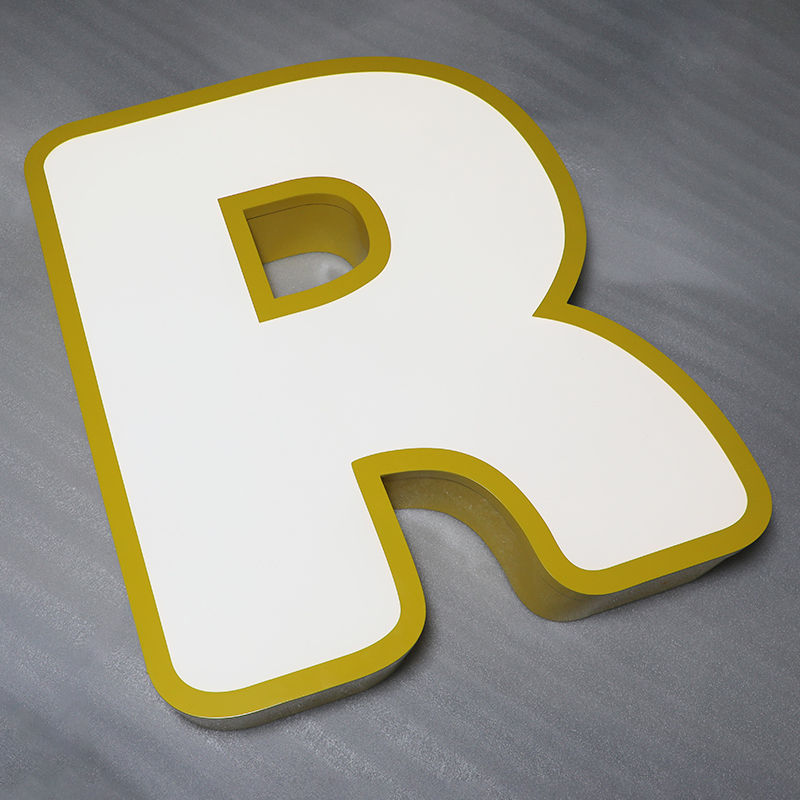 Miniature : Outdoor LED Channel Letters | 3D Front-Lit Trim Cap Metal Signs for Branding