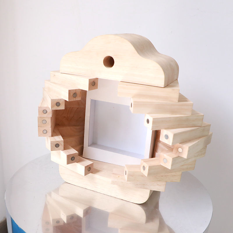 Thumbnail: Wood CNC cutting display ornaments delicate display decoration