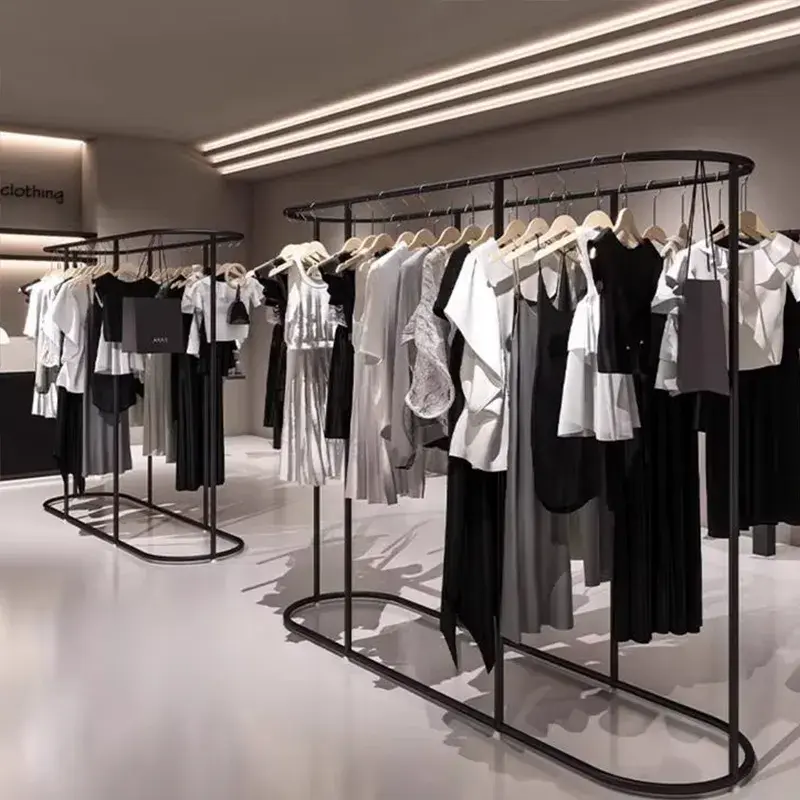 Thumbnail: Custom-Quick-Assemble-Portable-Trade-Show-Display 360° Clothing-Rack