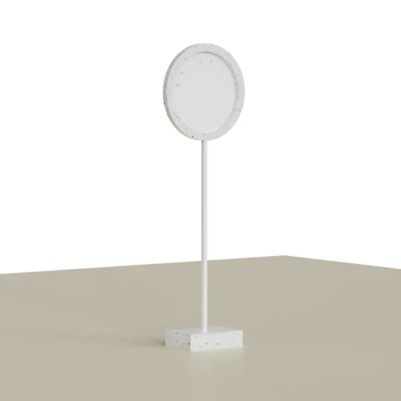 Thumbnail: Solid Surface Earring Display Stand Jewelry Display Metal Holder