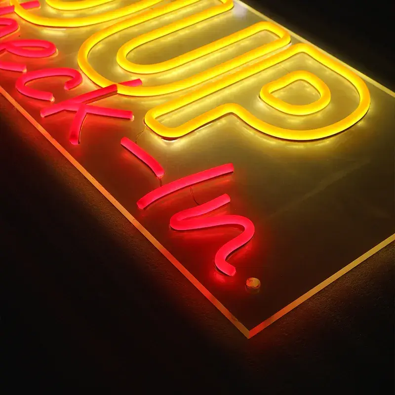 Miniature : Custom Indoor Flexible  Neon Strips Sign For Brand