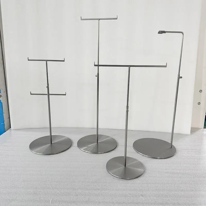 Thumbnail: Customized Adjustable Stainless Steel Bag Display Rack