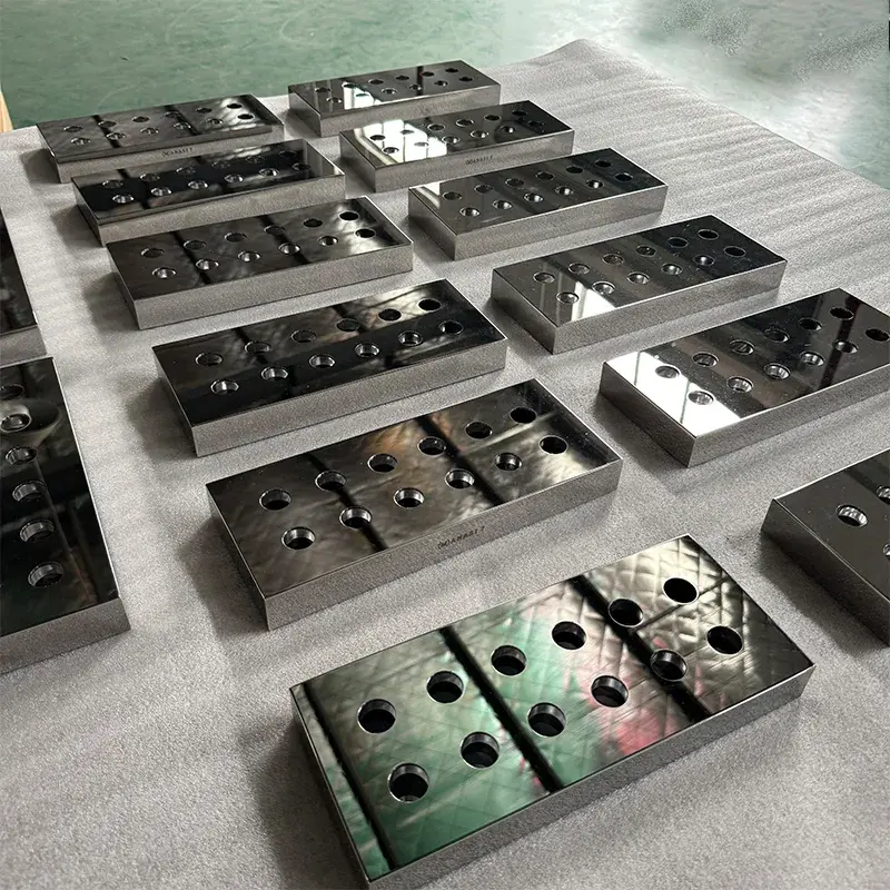 Thumbnail: Custom Logo Mirror Stainless Steel Cosmetic Display Stand Lipstick Display Tray