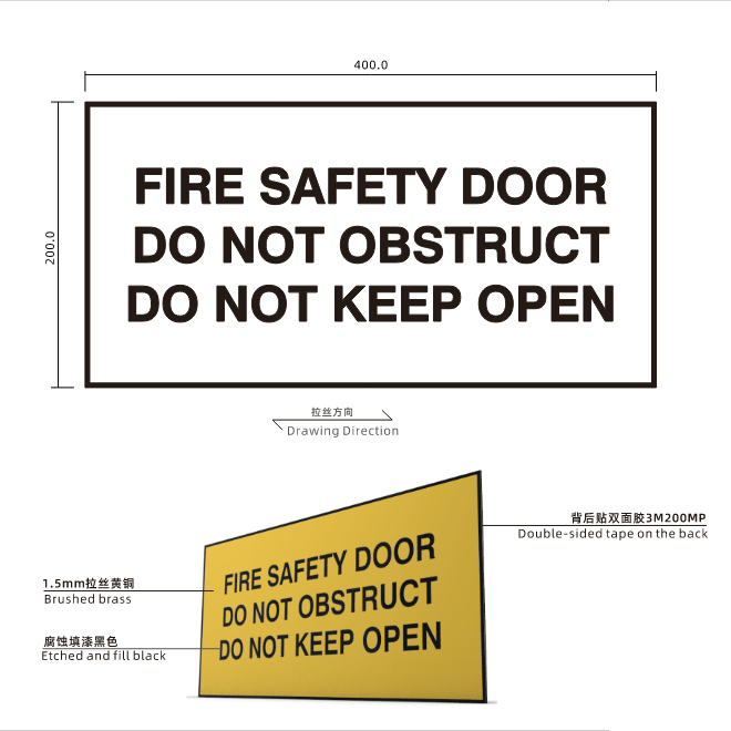 Miniatura: Custom Brass and Stainless Steel Etched Plaques - Ideal for Corporate Branding