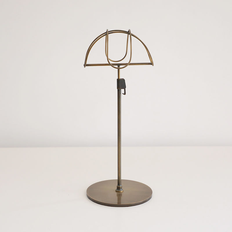 Thumbnail: Stable Stainless Steel Metal Hat Rack Hat Display Stand Adjustable Hat rack