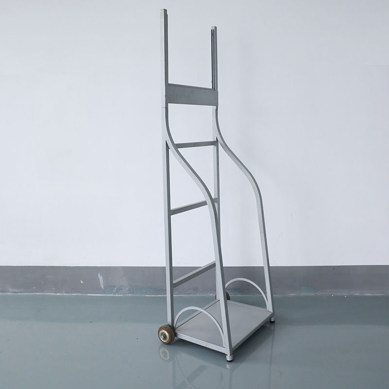 Thumbnail: Supermarket Metal Rotated Display Shelves Movable Exhibition Metal Stand