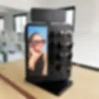 Thumbnail: Custom Rotatable Double Sided Eyeglasses Display Stand Optical Store Retail Disp