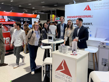 11A HR VMS live auf der STAFFINGpro 2025: Spannende Gespräche, neue Ideen und praxisnahe Lösungen für effiziente Mitarbeitereinsatzplanung.