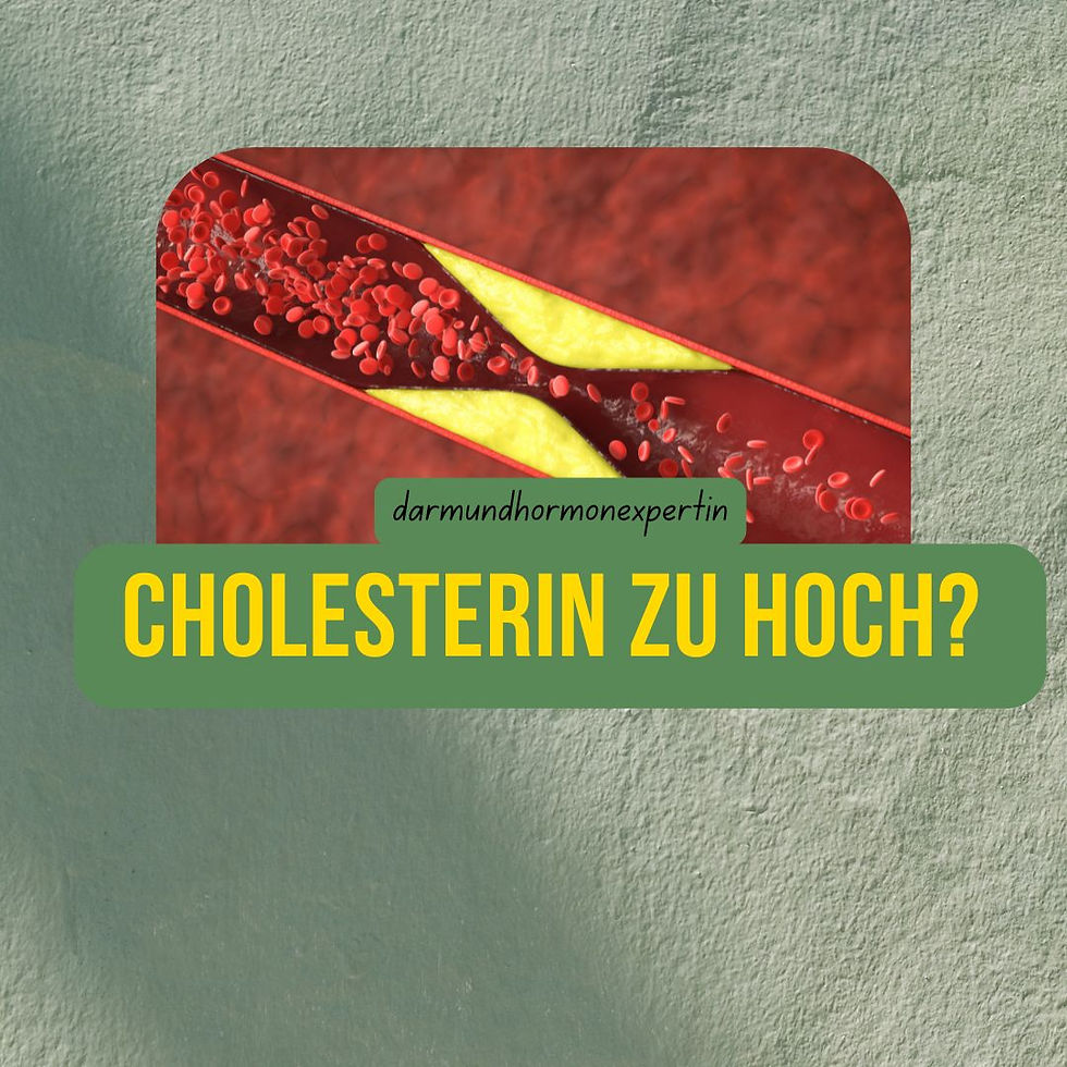 Cholesterin zu hoch? 
