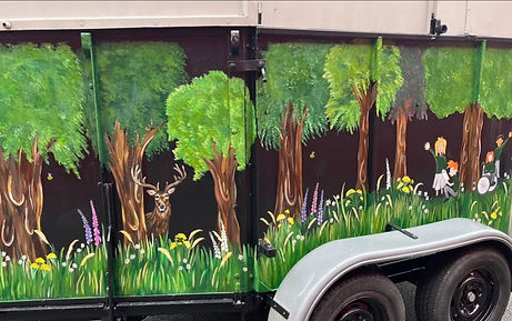 Deer Shed Cafe Mural