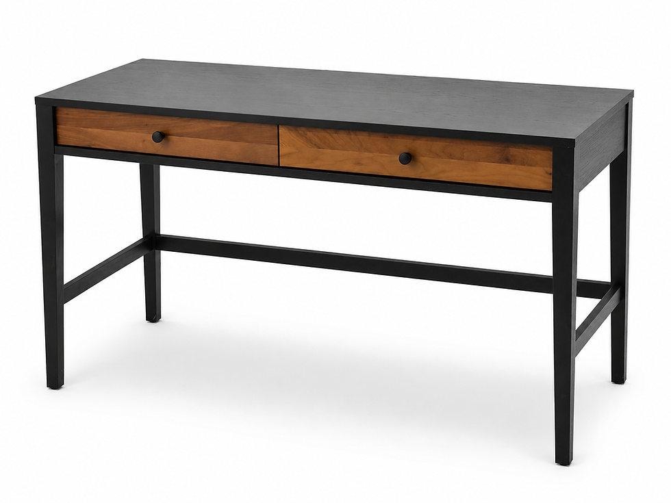 Thumbnail: West Bros Hayden Writing Desk in Carbon and Walnut
