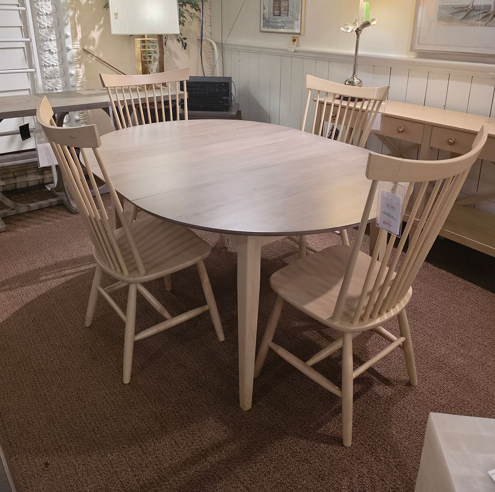 Thumbnail: Gat Creek 48” Table and 4 Tall back chairs