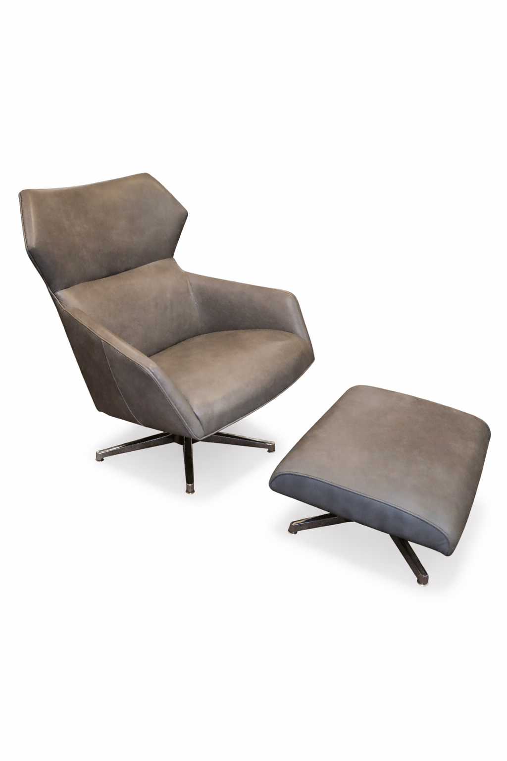 Precedent Sebastian Swivel Chair With Ottoman