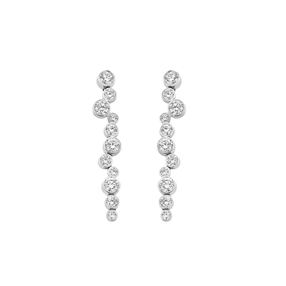 The Bubble Bath Silver Earrings