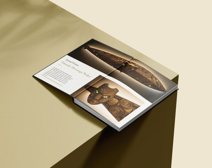 Park Hyatt Auckland Design for a book of
photography showcasing Māori and Tāmaki artwork.