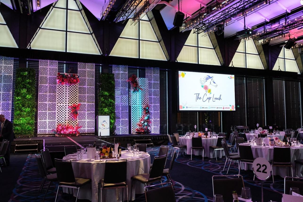 Melbourne Cup event at Hyatt Regency Sydney. Logo and branding design.