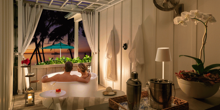 tub at Key Largo Bungalow
