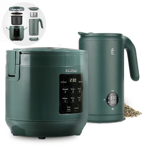 Herb Infuser & 3oz Decarboxylator ECRU Herb