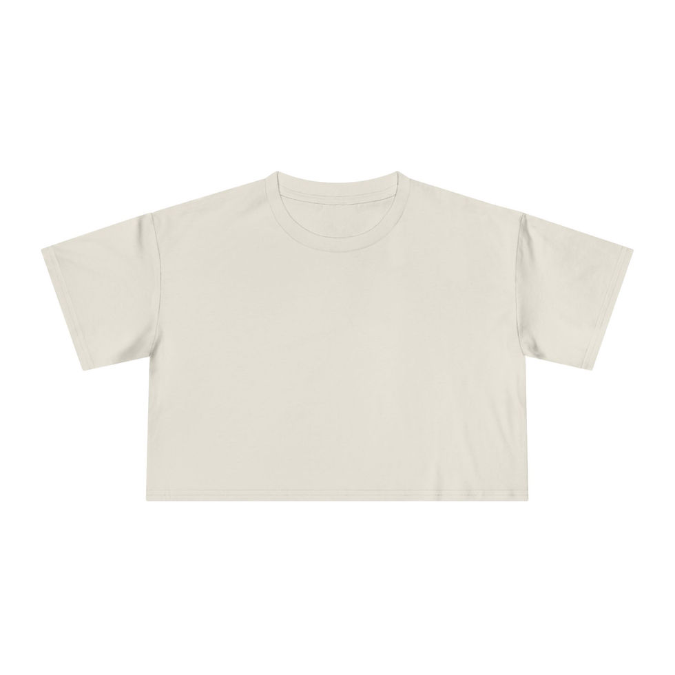 Thumbnail: I Kiss You Crop Tee — Women's 'I (Lips) U' Graphic Crop Top
