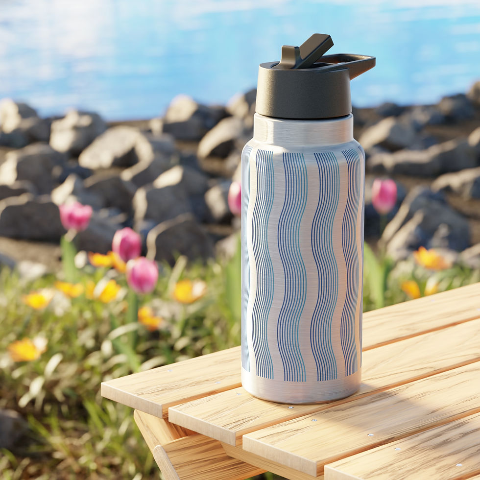 Miniatura: Blue Wave Insulated Water Bottle-32oz Gator Tumbler