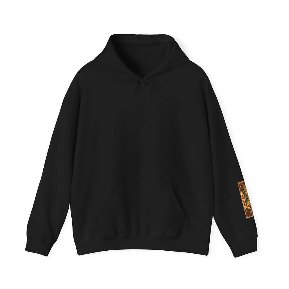 Miniatura: Celestial Sun & Moon Hoodie — 'Behind the Mask There's Truth' Graphic Sweatshirt