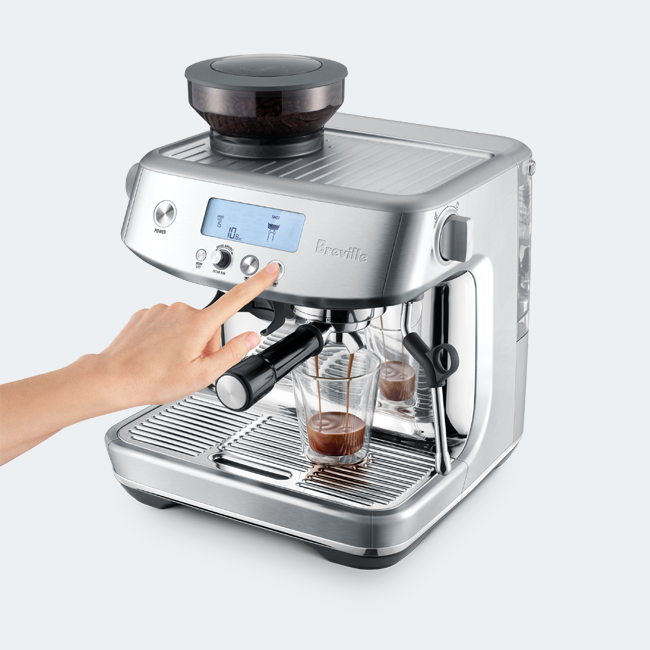 Hand operating coffee machine