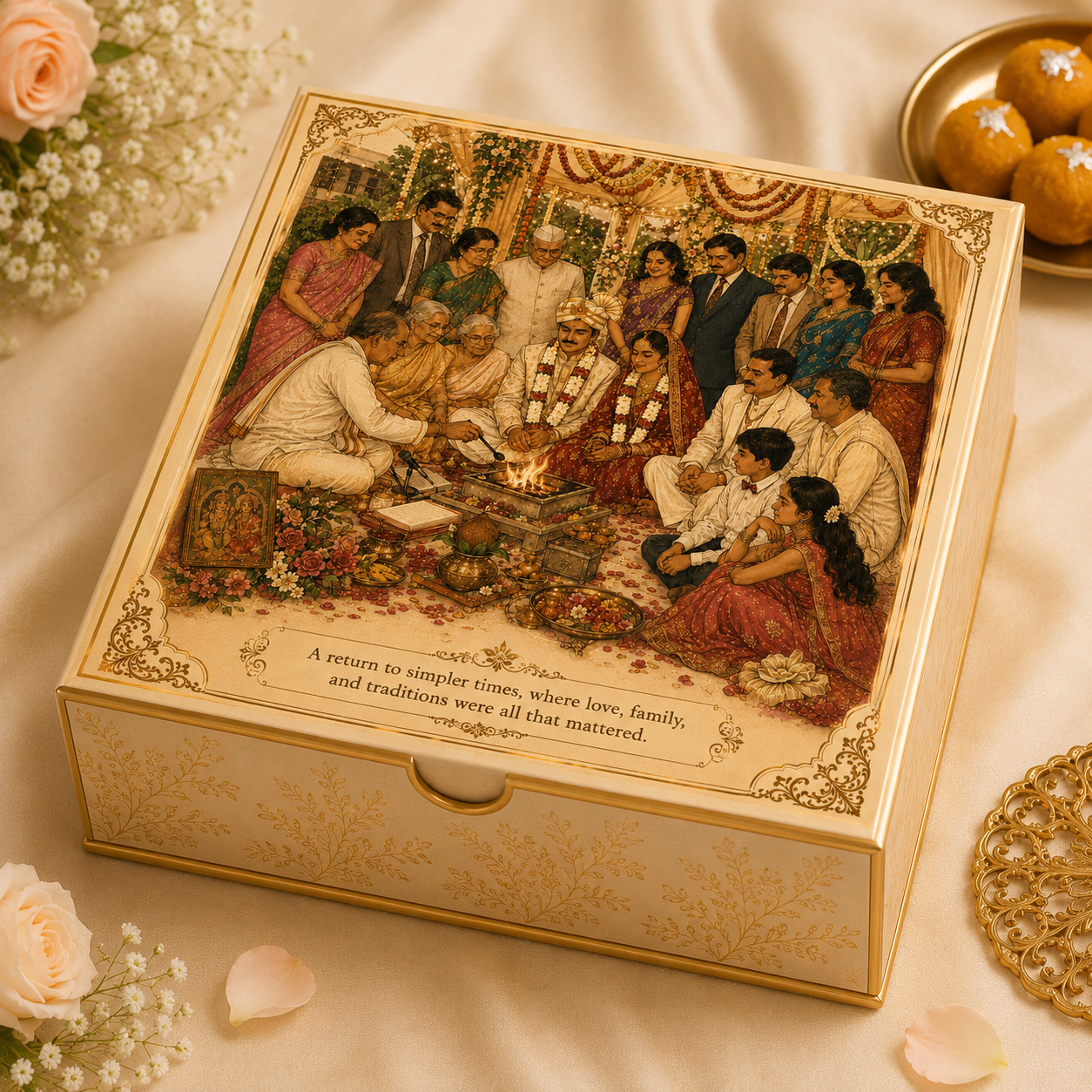 Wedding Card - Vintage