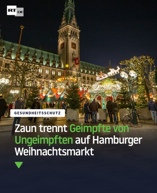 Spaltung auf dem Hamburger Weihnachtsmarkt