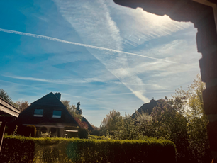 Ganz natürliche Wolkenbildung über Hamburg