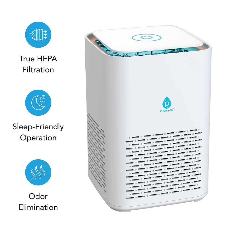 Thumbnail: Pursonic Ultimate Wellness Bundle: Air Purifier, Diffuser & Essential Oils Set