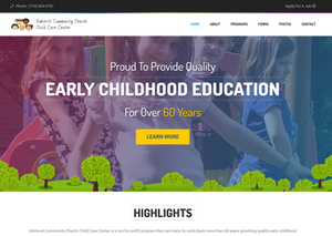 Daycare Center - Website Design