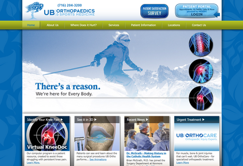 UB Ortho - Website Design