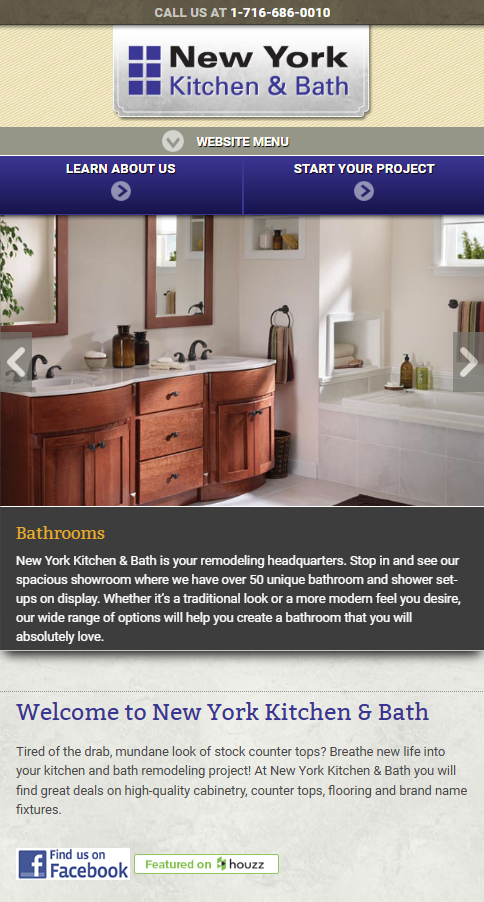 Home Page Design - Mobile