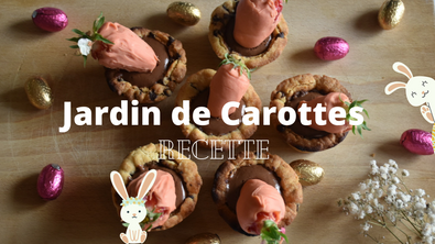 Jardin de carottes ~ Recette Pâques  