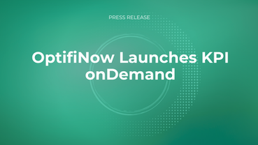 OptifiNow Launches KPI onDemand Sales Performance Tracking Module