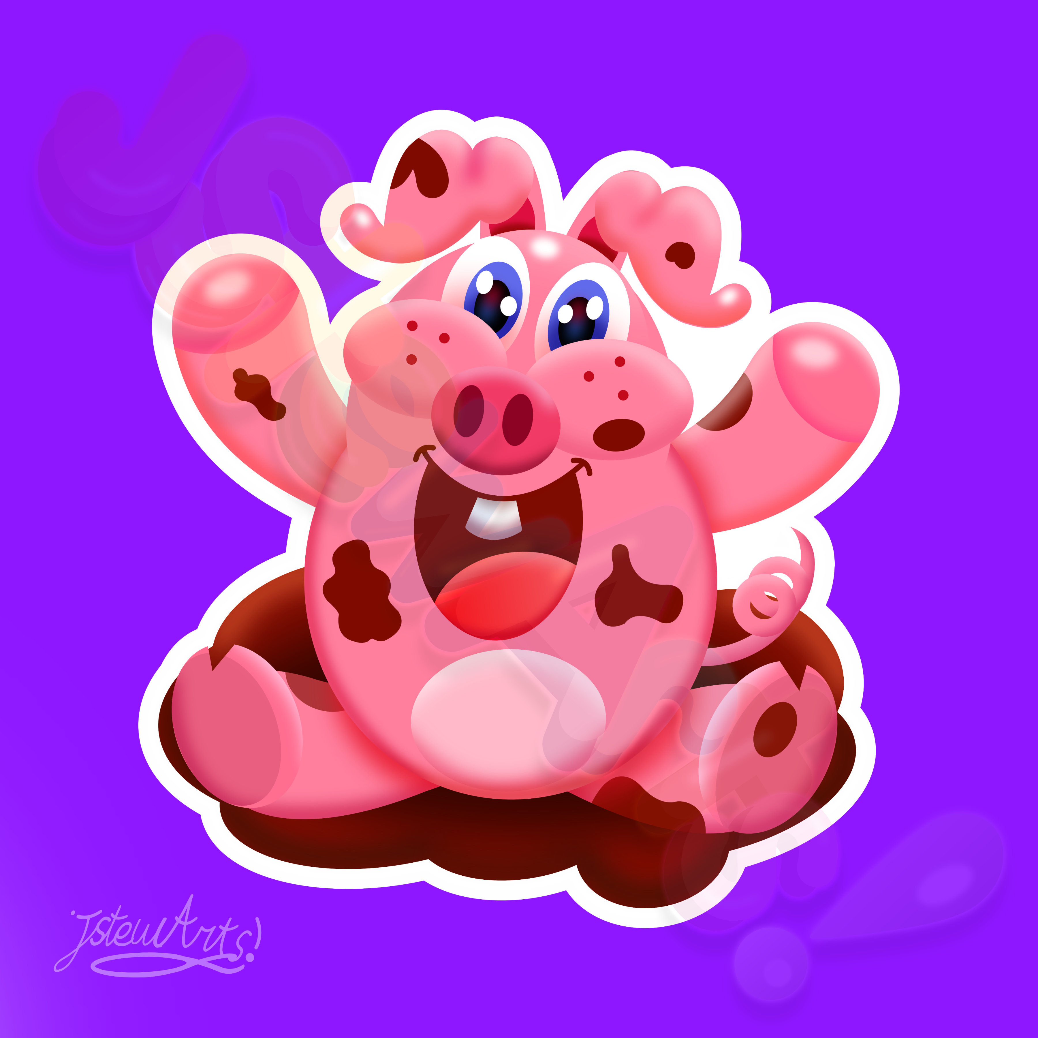 Pig Sticker