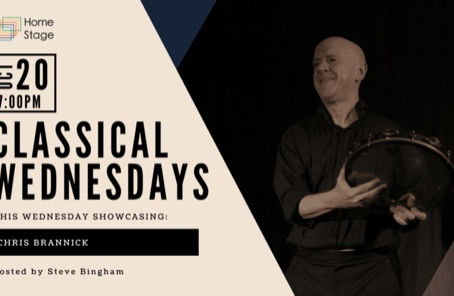 Chris Brannick performs Burnell pieces on Home Stage