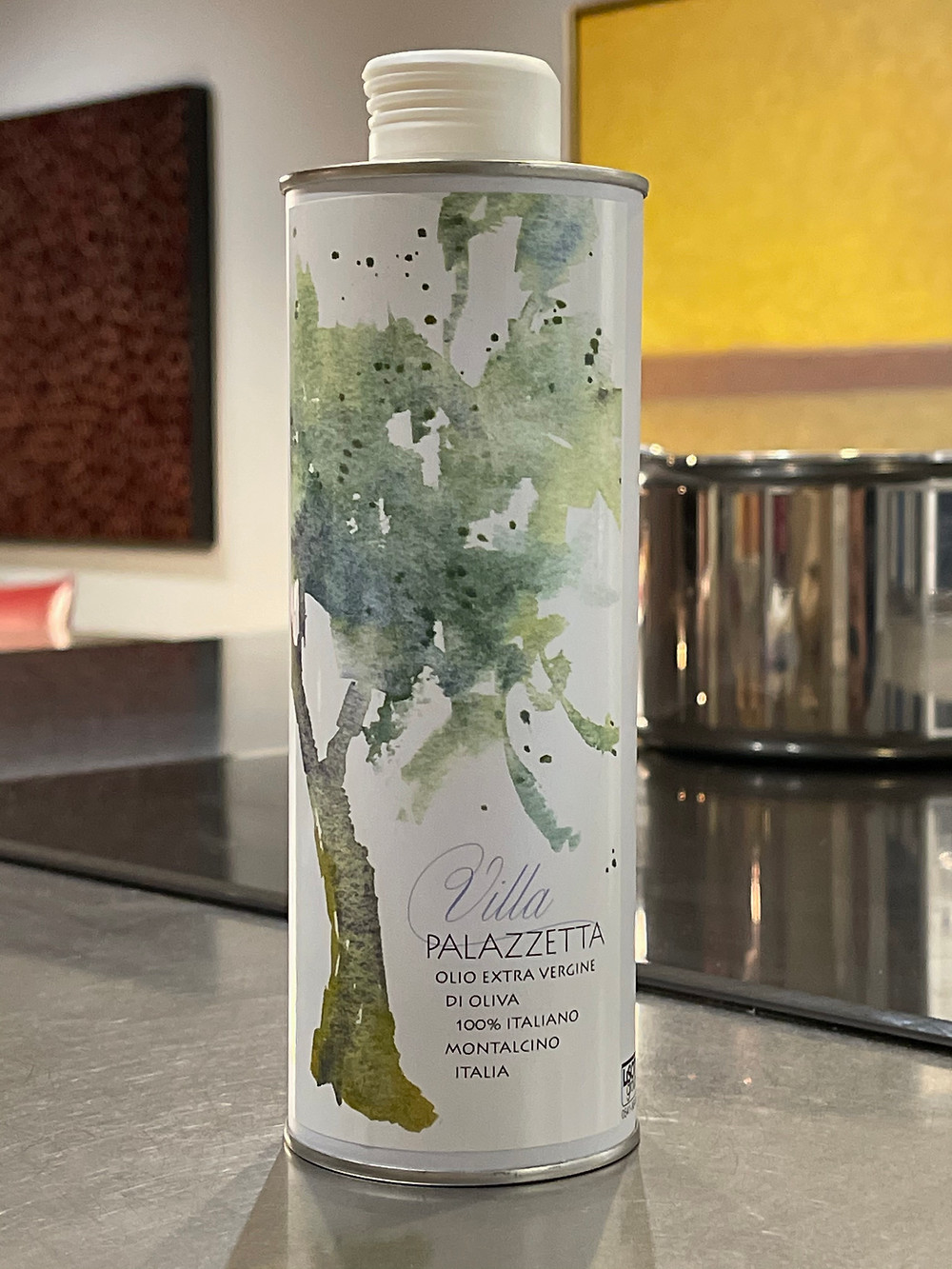 Villa Palazzetta olive oil fresh from the press.