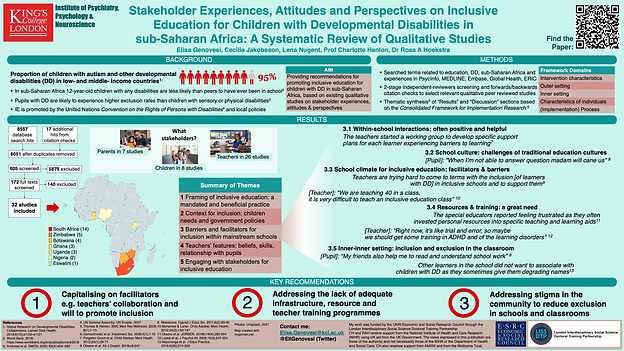 Stakeholder Experiences, Attitudes and Perspectives on Inclusive Education for Children with Developmental Disabilities in Sub-Saharan Africa: a Systematic Review of Qualitative Studies