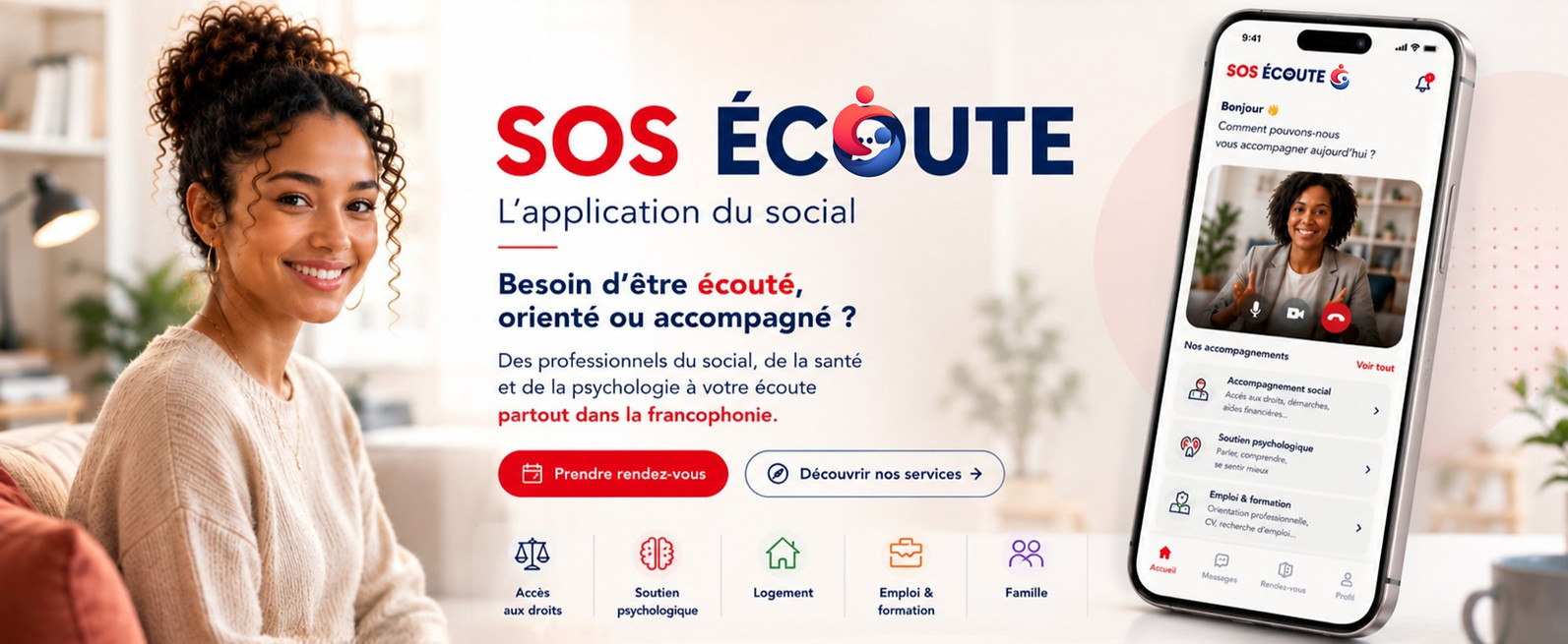 SOS ECOUTE L’APPLI DU SOCIAL