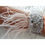 Miniatura: Pulsera strass/avestruz taupe