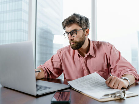 CPA reviewing cryptocurrency tax documents in New Jersey