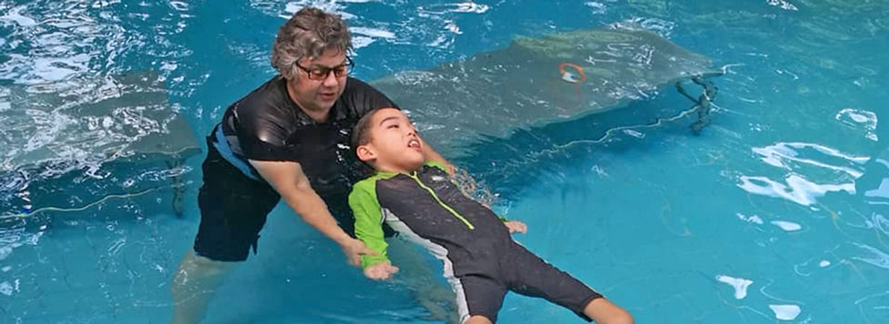 Halliwick concerpt swimming and aquatic instruction for special needs