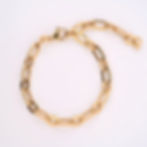 Basic schakelarmband Goud