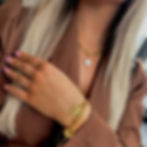 Basic Schakelketting Goud Witte Schelp Model