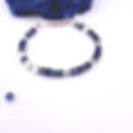 Armband Abyssal Silver Charm Blauw en Zilver Ylandr