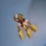 Oorbellen Nightfall Radiance Zwart en Goud Ylandr Sfeer