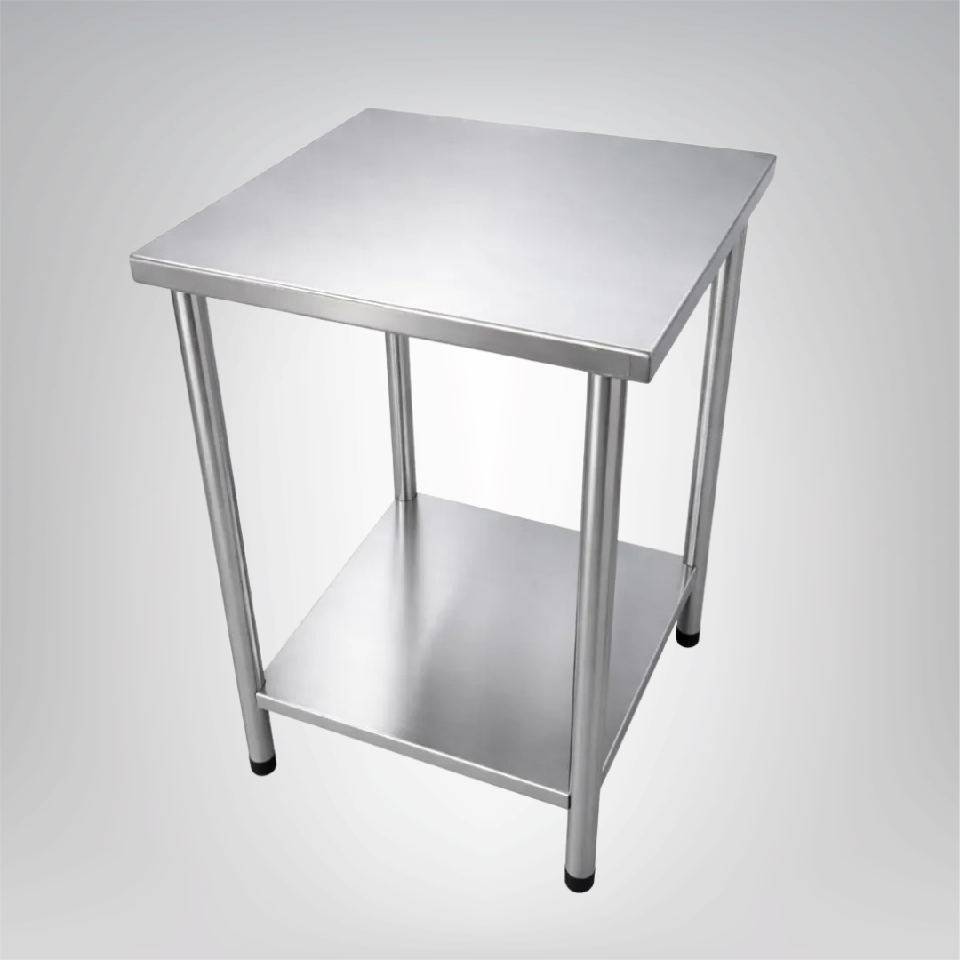 Bancada Mesa Armário de Inox