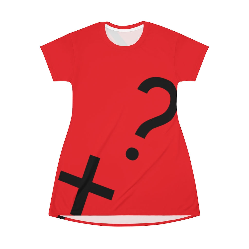All Over Print T-Shirt Dress
